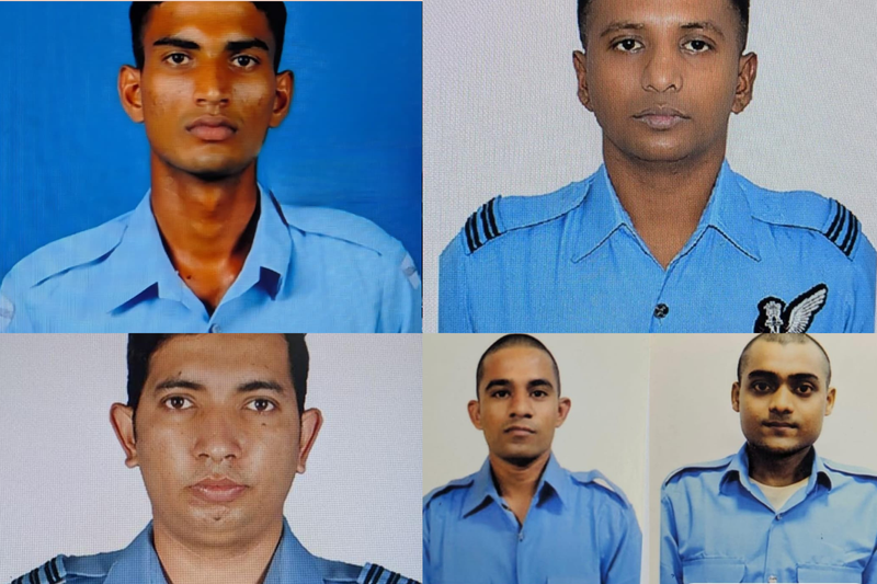 Image from: Assam: Rajnath Singh condoles demise of 5 IAF personnel in AN-32 plane crash in Jorhat