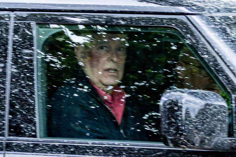 Image from: New photograph of Andrew Mountbatten-Windsor reveals mysterious bruise on his face has healed