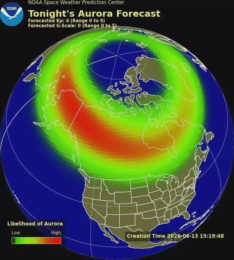 Image from: Northern Lights Could Illuminate Skies Across 9 U.S. States Tonight: Here’s Where to Watch!