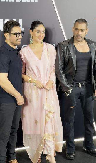Image from: Salman Khan makes cool entry at Aamir Khan's event, surprises everyone with his bold haircut