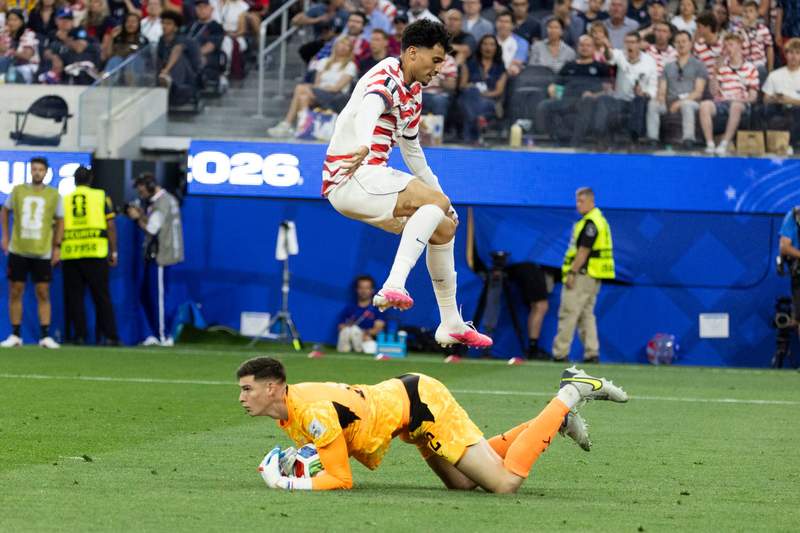 Image from: 'Keep it going!' Trump happy after US World Cup win