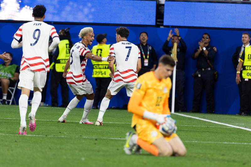 Image from: 'Keep it going!' Trump happy after US World Cup win