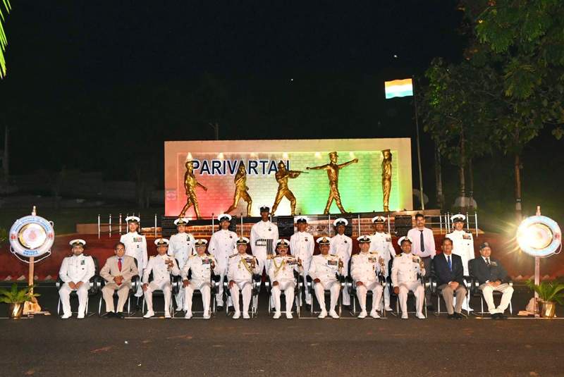 Image from: INS Chilka hosts 'Passing Out Parade' for trainees of 01/26 batch