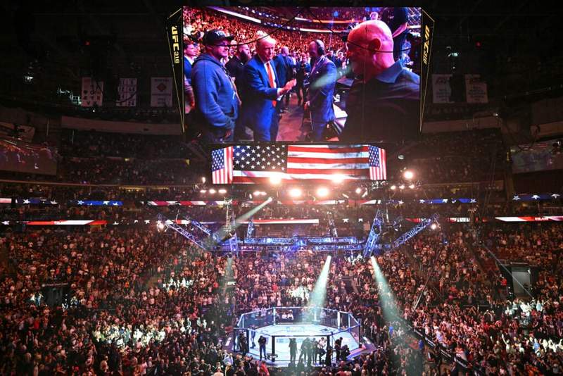 Image from: What Donald Trump told Dana White at Madison Square Garden that led to UFC White House event