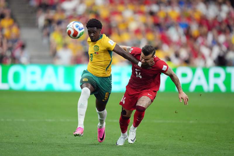 Image from: Australia win 2-0 to deny Turkey on World Cup return after 24 years