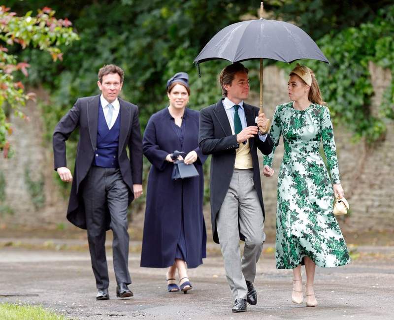 Image from: Beatrice and Eugenie stepped out together in Austria as royals celebrated King's official birthday