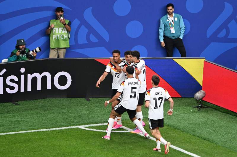 Image from: Germany hit seven past Curaçao to end first-match rot at World Cup
