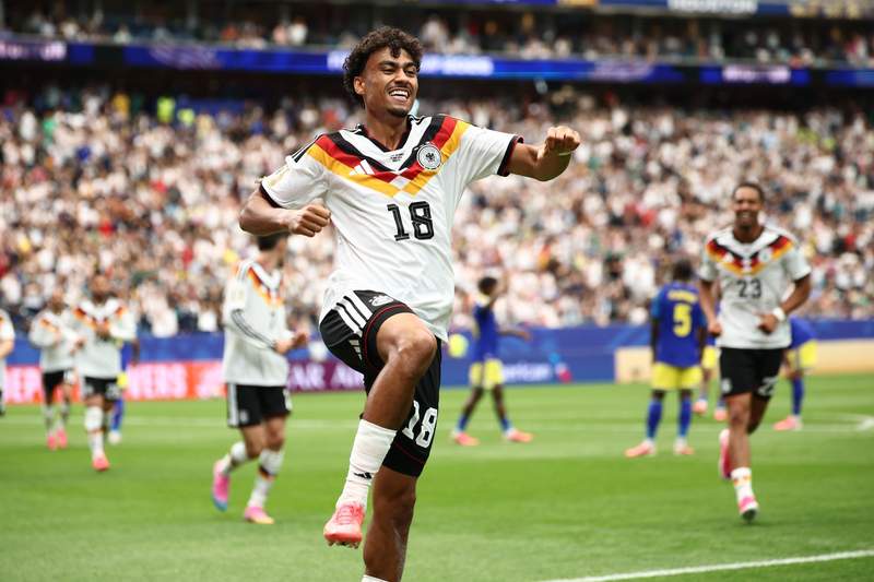 Image from: Germany hit seven past Curaçao to end first-match rot at World Cup