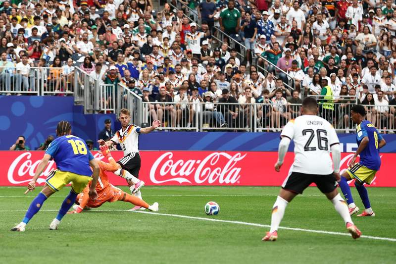 Image from: Germany hit seven past Curaçao to end first-match rot at World Cup