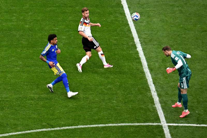 Image from: Germany hit seven past Curaçao to end first-match rot at World Cup
