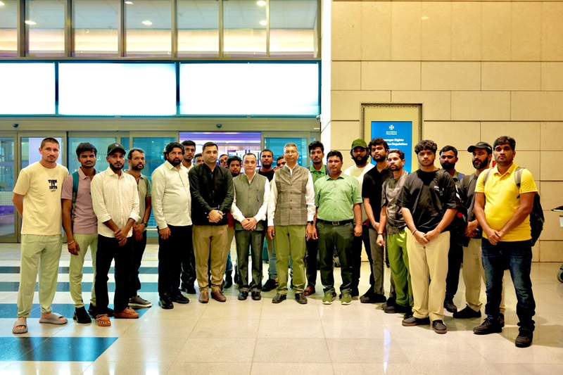 Image from: Indian envoy to Oman meets 20 rescued MT Jalveer crew ahead of repatriation