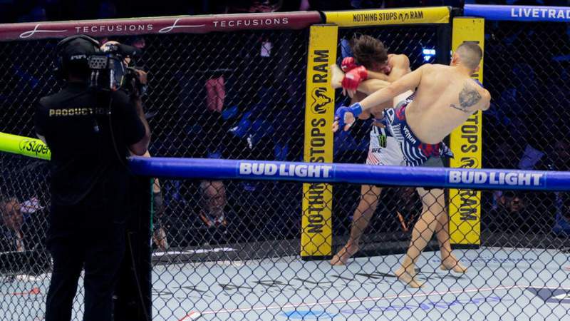 Image from: In Pictures: Trump marks 80th birthday with White House UFC spectacle