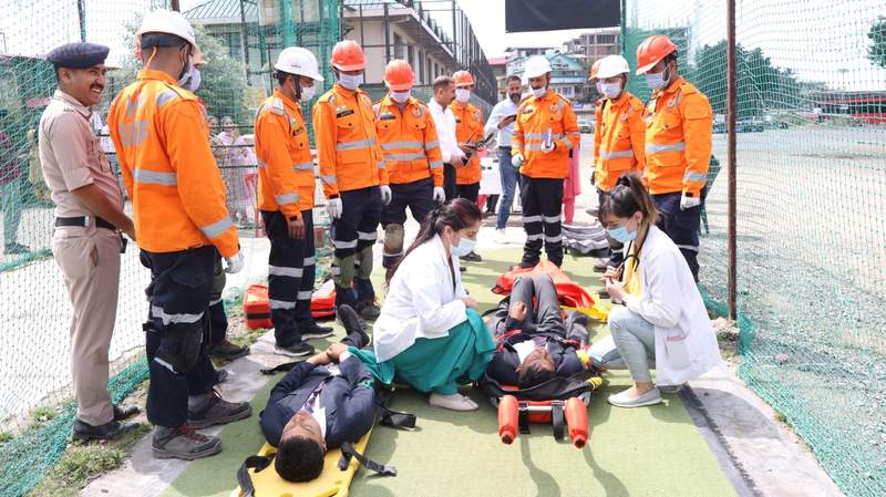 Image from: 10th Mega Mock Drill at Shimla school