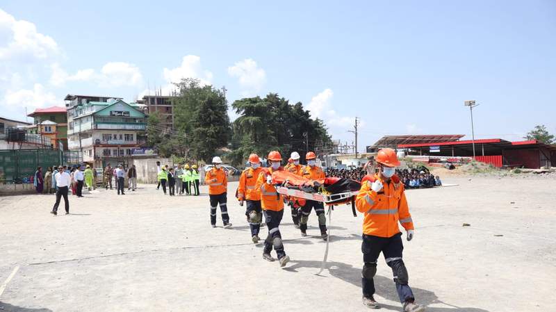 Image from: 10th Mega Mock Drill at Shimla school