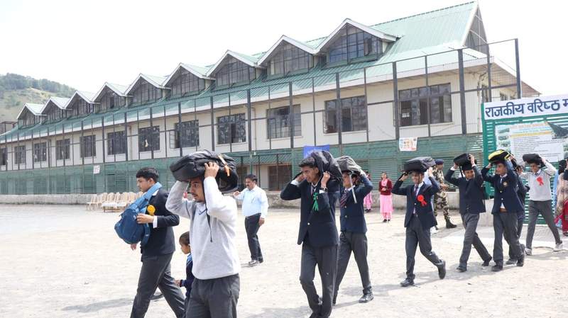 Image from: 10th Mega Mock Drill at Shimla school