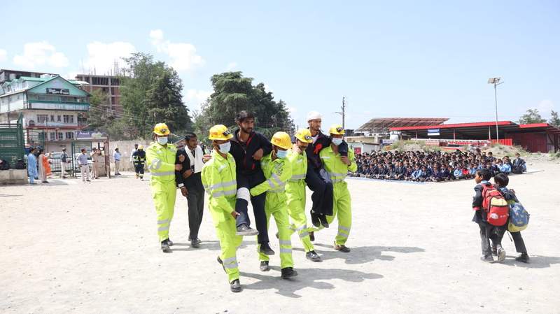Image from: 10th Mega Mock Drill at Shimla school