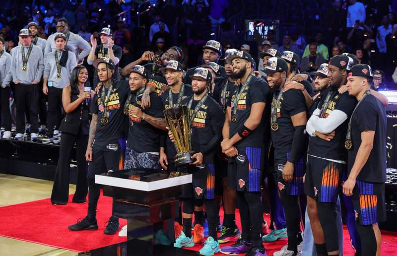Image from: Knicks achieve underrated first-ever NBA double after winning mid-season Cup and Finals