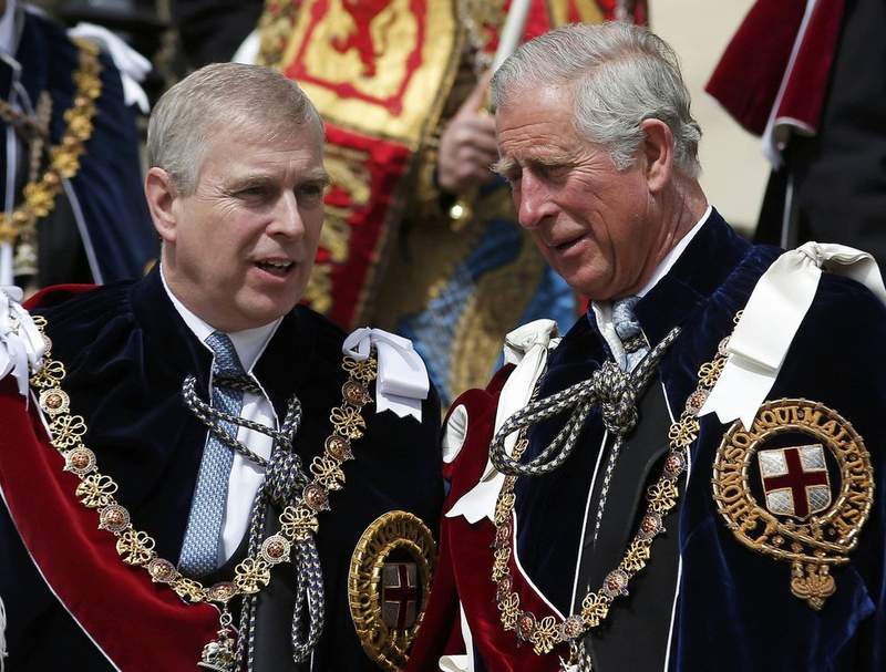 Image from: Andrew banned from all Garter Day events for first time since 2006