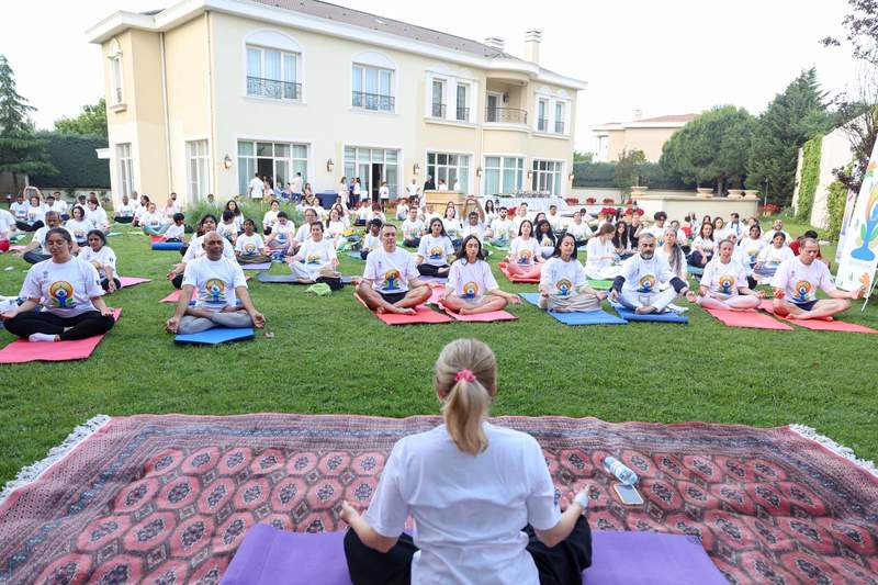 Image from: Indian Embassy in Baku organises special yoga session ahead of International Day of Yoga 2026