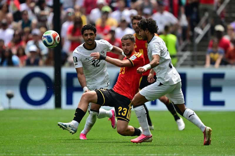 Image from: Lukaku forces Belgium leveller 22 seconds after coming on v Egypt
