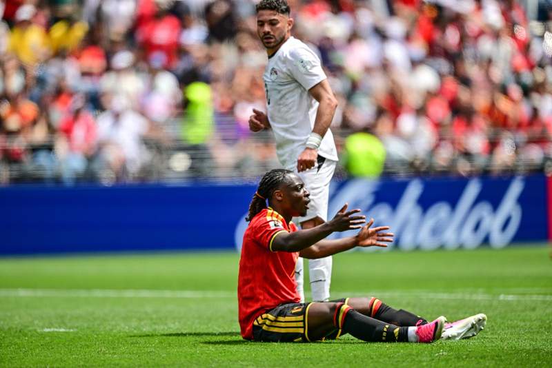 Image from: Lukaku forces Belgium leveller 22 seconds after coming on v Egypt