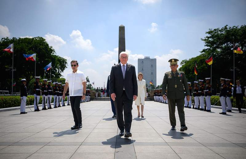 Image from: German president addresses South China Sea tensions in Philippines