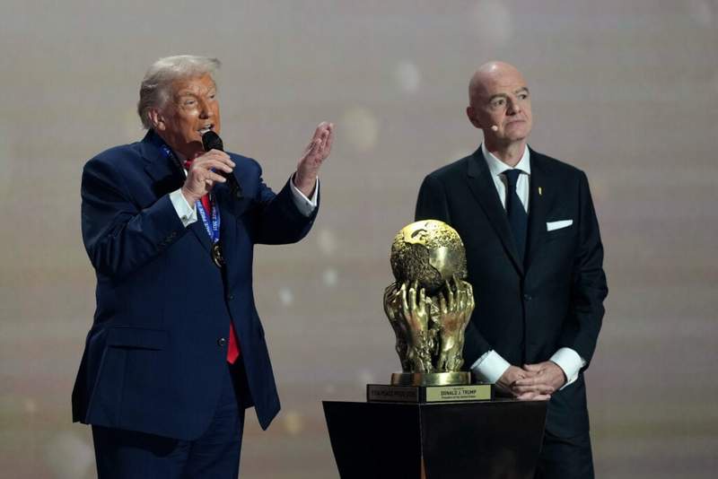 Image from: Gianni Infantino went to all 64 games in Qatar, his 2026 World Cup plan is somehow worse