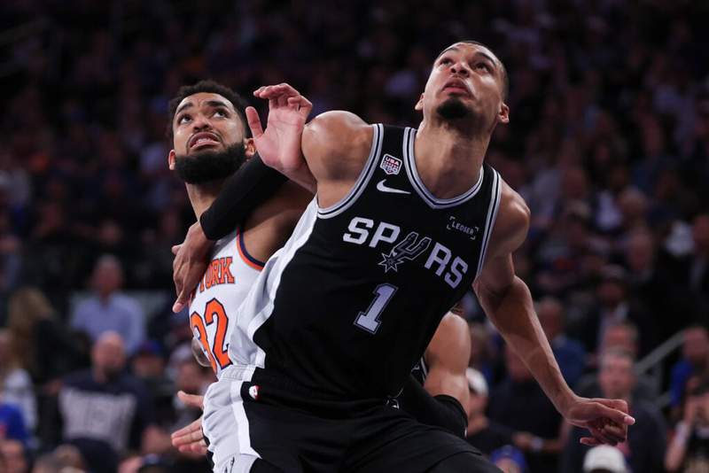 Image from: Karl-Anthony Towns hails ‘once-in-a-generation player’ Victor Wembanyama despite Finals controversy