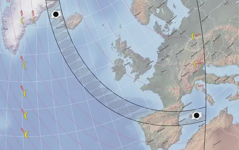 Image from: A Rare Eclipse Sunset Could Turn Skies Into A Spectacular Celestial Show this Summer: Here’s When and Where to Watch!