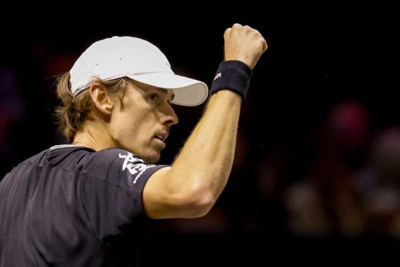 Image from: Alex de Minaur sends message to Kamil Majchrzak after Libema Open final defeat