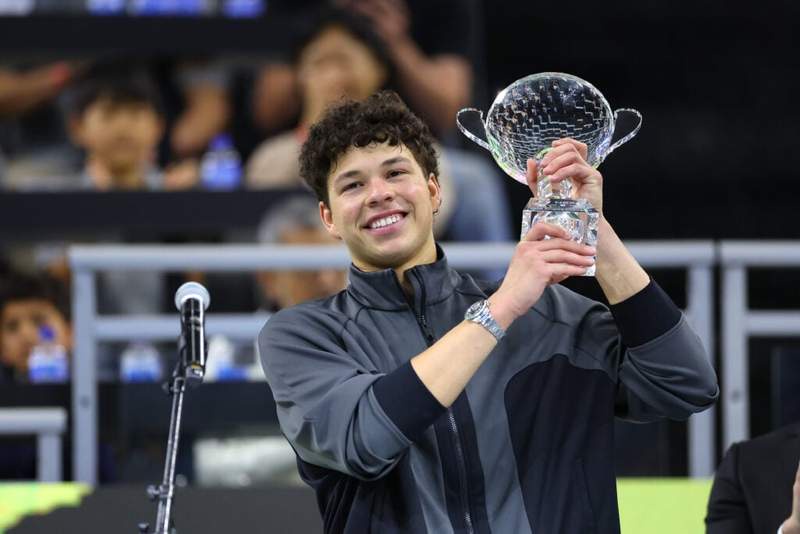 Image from: Shock Wimbledon hint: Ben Shelton eyes mixed doubles with fellow American