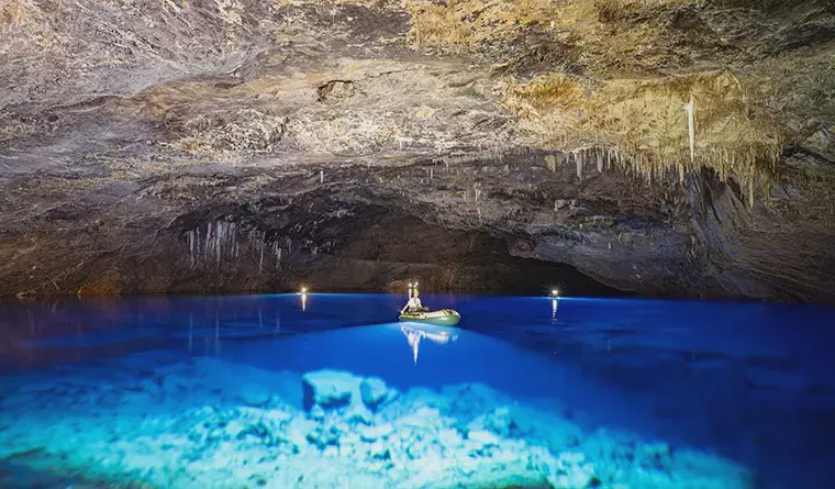 Image from: World’s Largest Underground Lake Revealed 60 Metres Beneath Namibia, With Animals Found Nowhere Else on Earth