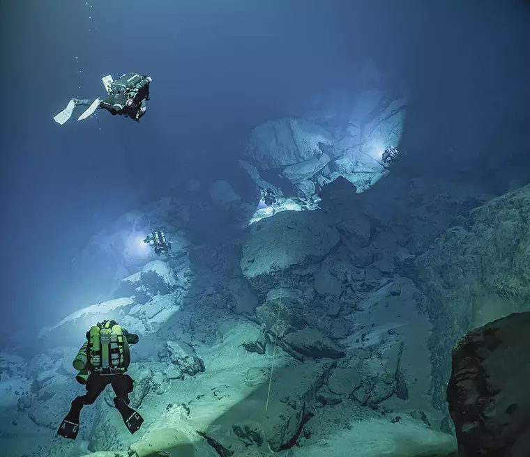 Image from: World’s Largest Underground Lake Revealed 60 Metres Beneath Namibia, With Animals Found Nowhere Else on Earth