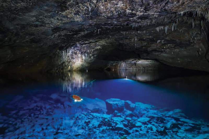Image from: World’s Largest Underground Lake Revealed 60 Metres Beneath Namibia, With Animals Found Nowhere Else on Earth