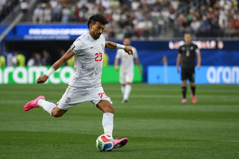 Image from: Iran World Cup star snaps back at US reporter’s national anthem booing question
