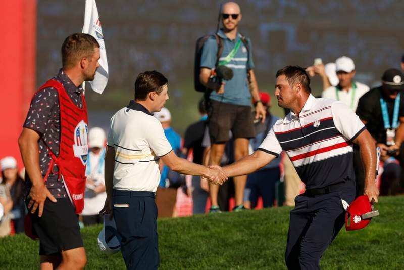 Image from: What Matt Fitzpatrick said about Bryson DeChambeau’s behavior at the Ryder Cup as they’re drawn together at the US Open