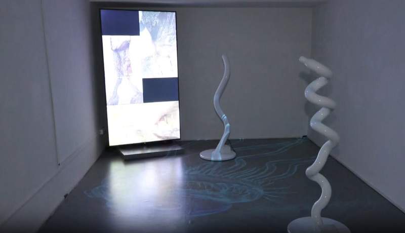 Image from: From 400 droplet-shaped glass pieces to discarded squid fishing lamps: Korean Artists use art to explore water, ecology and climate consciousness at 'Aqua Paradiso'
