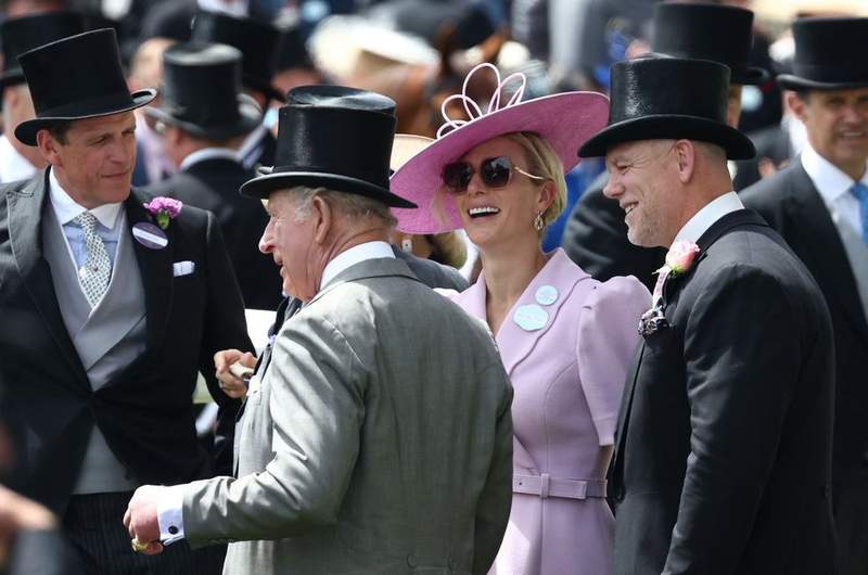 Image from: King Charles shares lovely moment with Zara Tindall at Royal Ascot