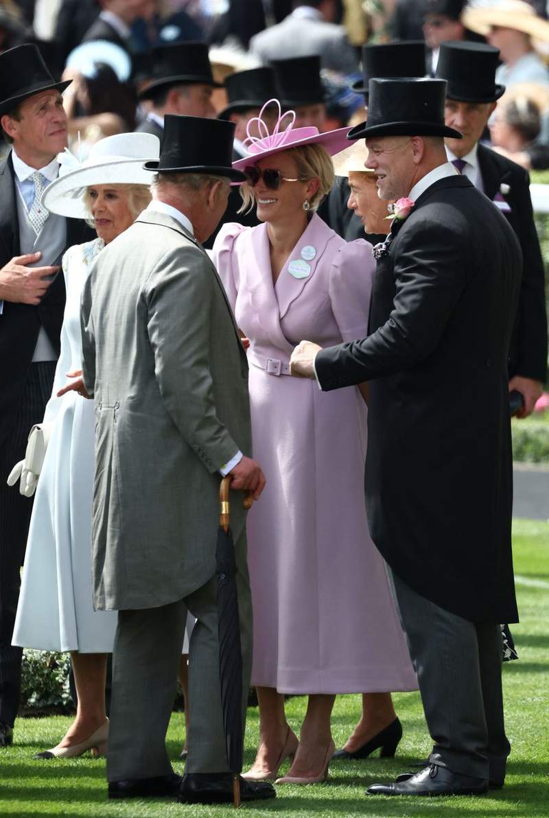 Image from: King Charles shares lovely moment with Zara Tindall at Royal Ascot