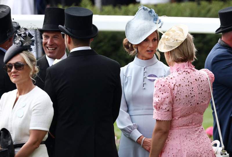 Image from: Harriet Phillips debuts new title at Royal Ascot as fans spot heartwarming touch to wedding