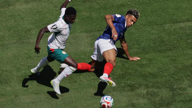 Image from: World Cup 2026: Mbappé becomes France's record scorer as Les Bleus down valiant Senegal