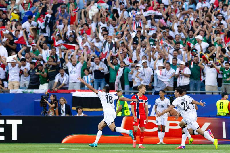 Image from: Haaland makes dream World Cup debut to lead Norway to win over Iraq