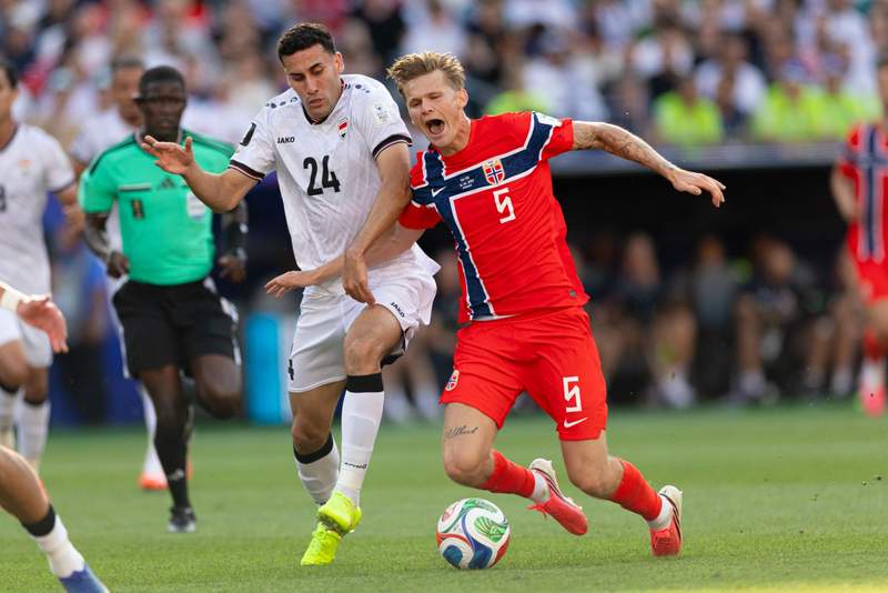 Image from: Haaland makes dream World Cup debut to lead Norway to win over Iraq