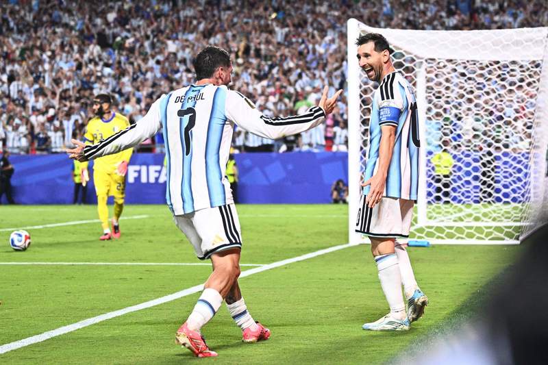Image from: The Messi show: Football great equals record for most World Cup goals