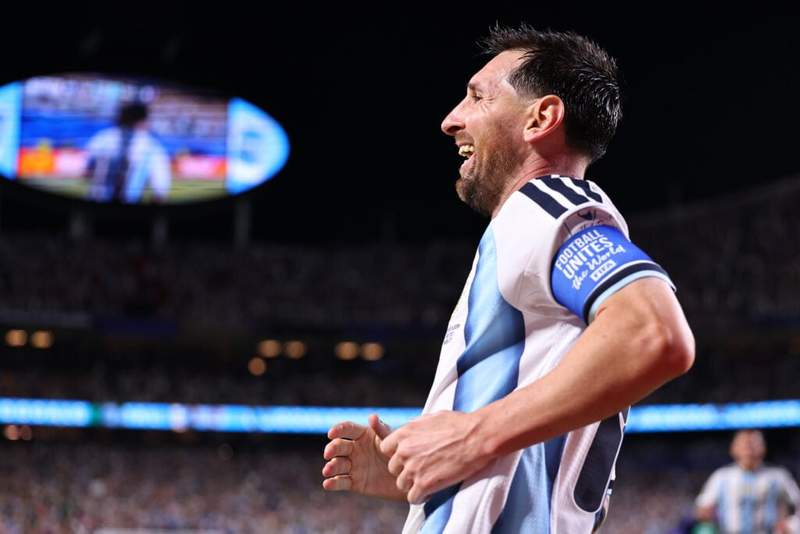 Image from: Skip Bayless makes ‘bigger than Taylor Swift’ claim after Lionel Messi’s amazing World Cup hat-trick