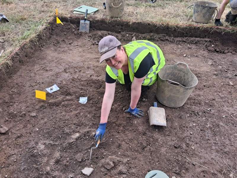 Image from: Archaeologists Dug Into an Irish Field and Found a Massive Viking Hall Hidden Beneath the Ground for Centuries