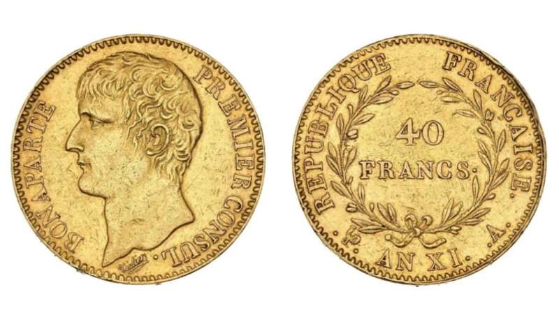 Image from: A Notary Found More Than 1,000 Gold Coins Inside a Forgotten House Wall in France Worth Nearly $3.5 Million