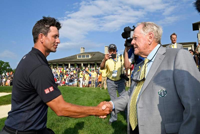 Image from: What Jack Nicklaus said when Adam Scott told him his record of 146 consecutive major starts is safe