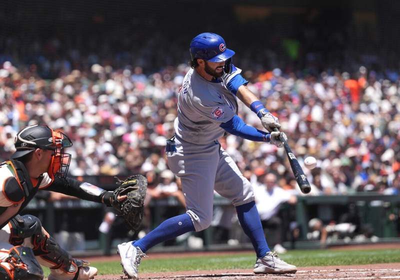 Image from: Dansby Swanson’s struggles at the plate laid bare by alarming batting average stat