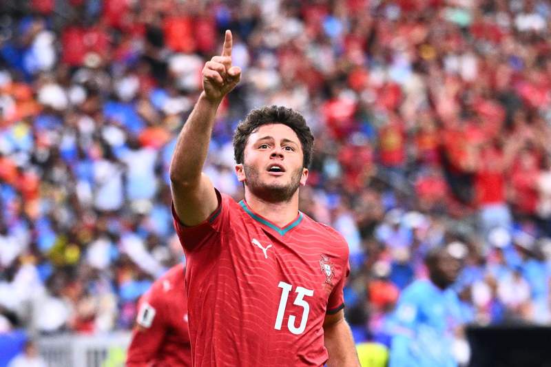 Image from: Portugal held 1-1 by DR Congo as Ronaldo gets record but no goal